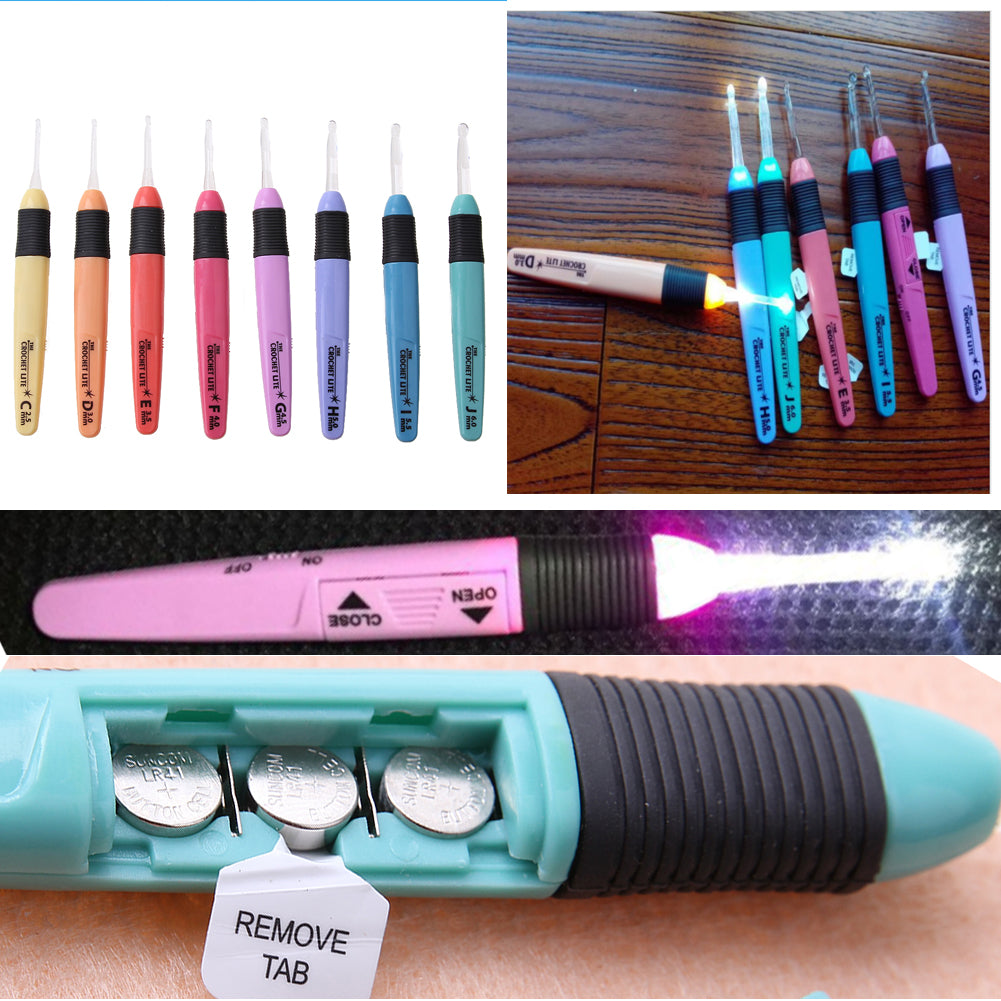 LED Crochet Hooks