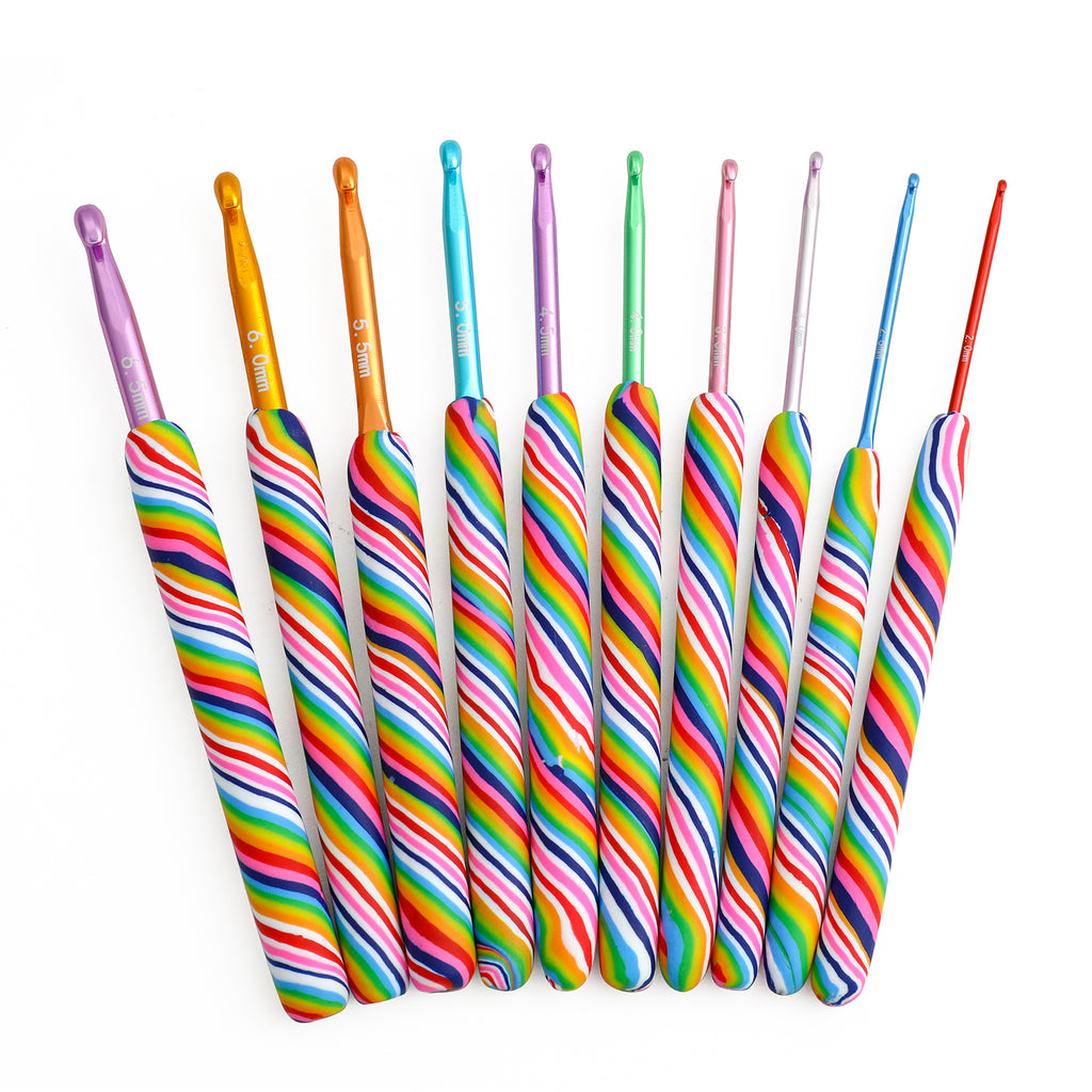 Handmade Colorful Crochet Hooks