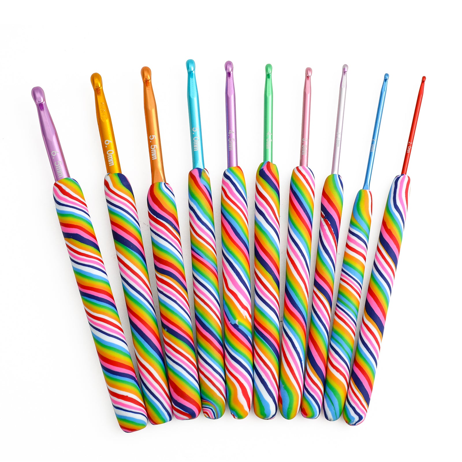 Handmade Colorful Crochet Hooks